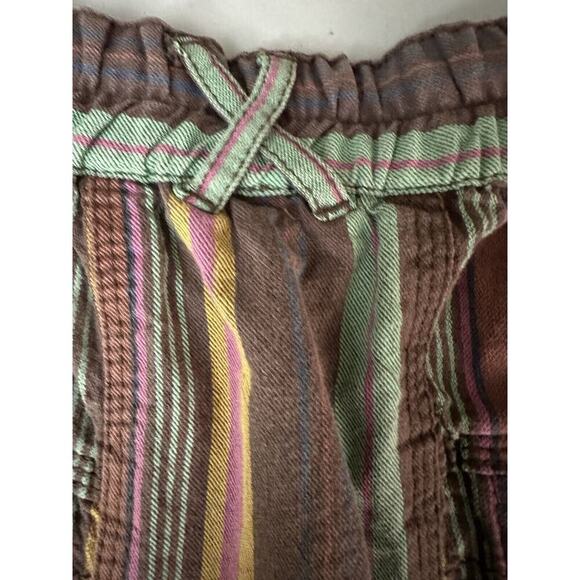 Striped Multicolor Women's Shorts - Picture 3 of 10